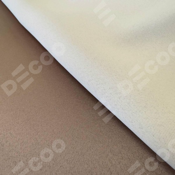 Однотонный блэкаут Кофейно-бежевый 91566 (двусторонний)