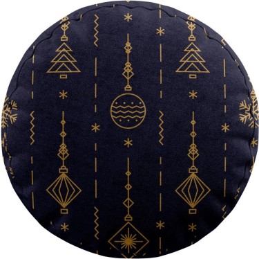 Подушка круглая Cortin «Сияние гирлянд»