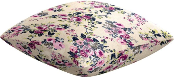 Подушка квадратная Cortin «Россыпь розовых цветов»