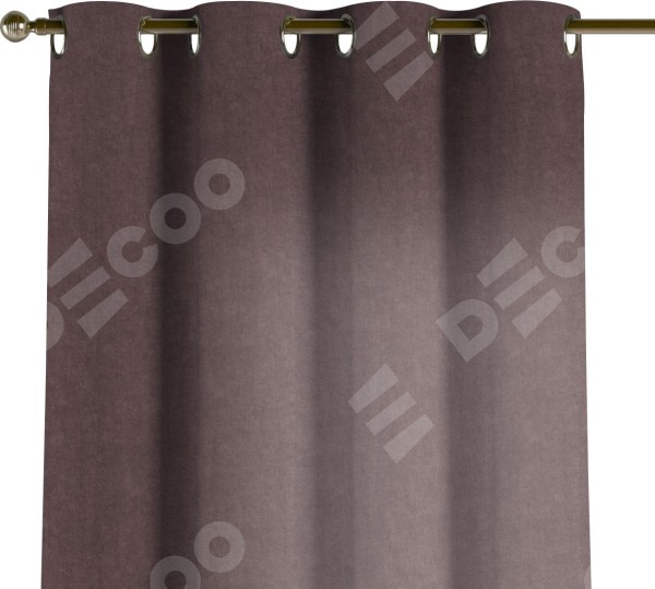 Комплект штор канвас махагон, на люверсах