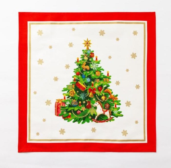 Салфетка "Этель" Новогодняя сказка (вид 1) 40х40 см, 100% хл, саржа 190 гр/м2