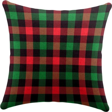 Подушка квадратная Cortin «Красочная клетка»