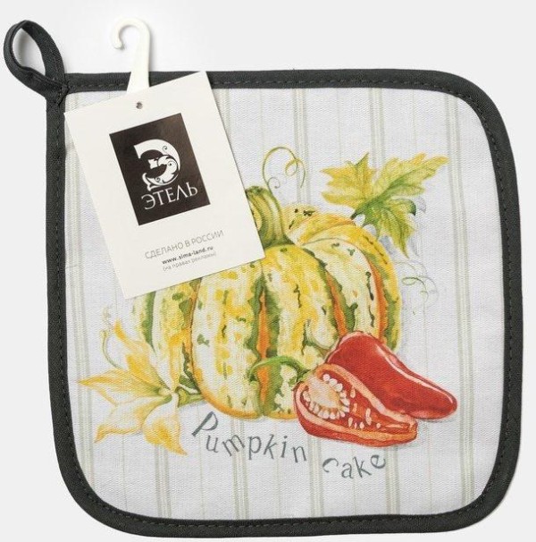 Прихватка "Vegetable" 19х19 саржа,100% х/л,ватин 250г/м2