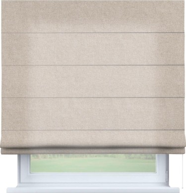 Римская штора «Кортин», лён кашемир натуральный беж, для проёма