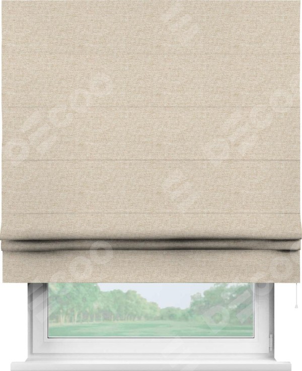 Римская штора «Кортин» для проема, стиф димаут молочный