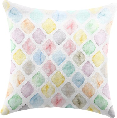 Подушка квадратная Cortin «Мозаика акварель»