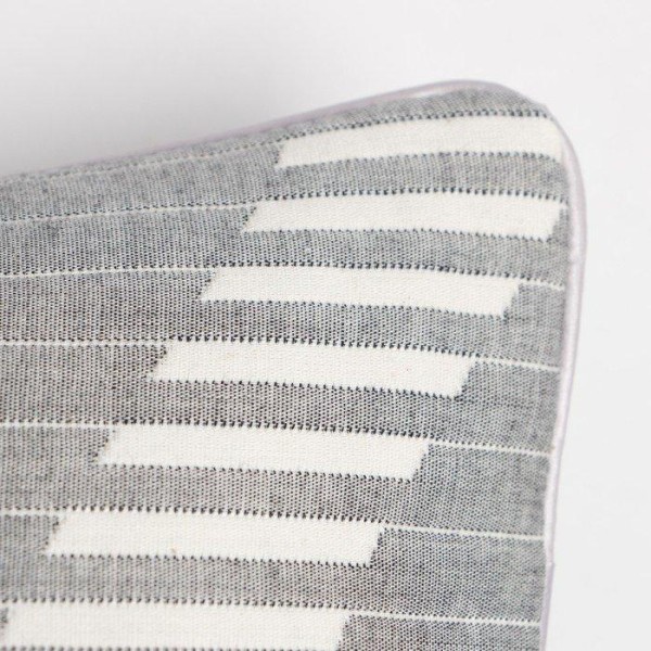 Наволочка Этель "Волны" цв.серый 40*40 см, 100% хлопок