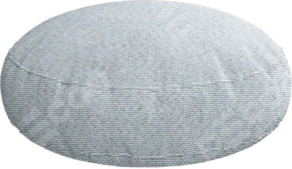 Подушка круглая Cortin, ткань лён димаут, в сером цвете