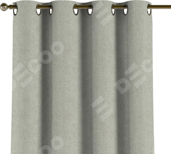 Комплект штор на люверсах твид блэкаут коричнево-серый