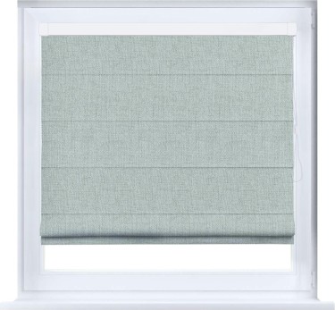 Римская штора «Кортин» кассетная, ткань рогожка димаут, серый