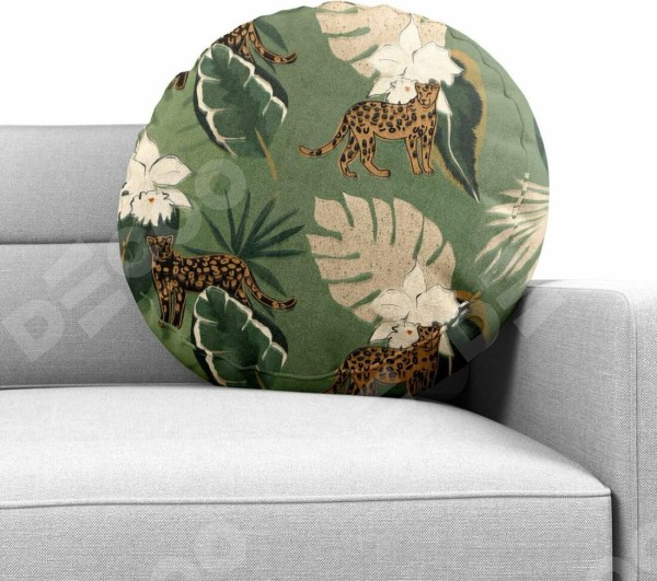 Подушка круглая Cortin «В тропическом лесу»