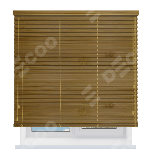 Бамбуковые жалюзи 50 мм. кофе