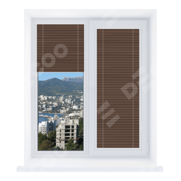 Жалюзи 117 коричневый