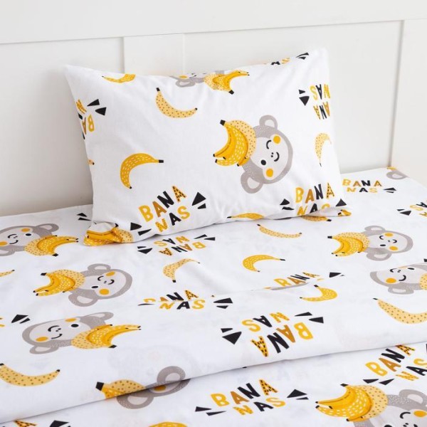 Постельное белье "Этель" 1,5 сп Just bananas 143х215 см, 150х214 см, 50х70 см -1 шт