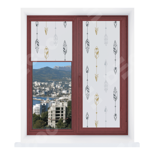 Рулонная штора Уни 2 с принтом Любимые стрелки