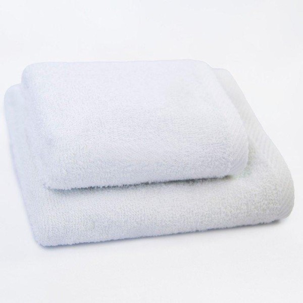 Полотенце махровое 70х140см, белый, 400г/м², 100% хлопок