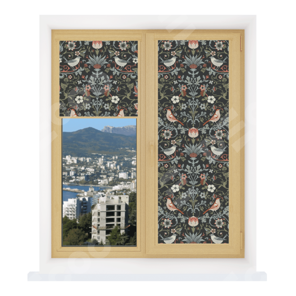 Рулонная штора Уни 2 с принтом Зачарованные птицы