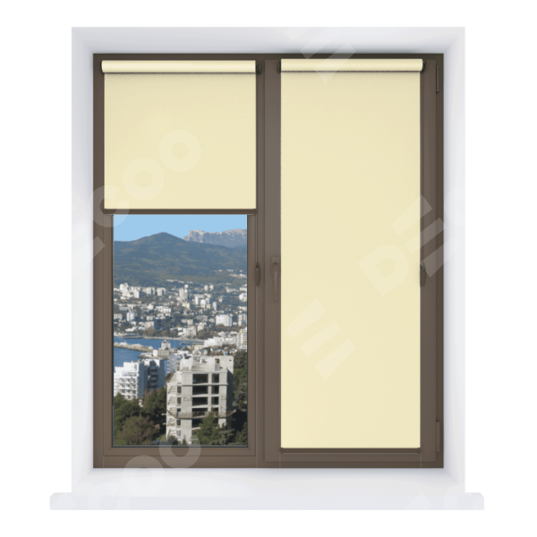 Рулонная штора Мини Респект DM ваниль 044