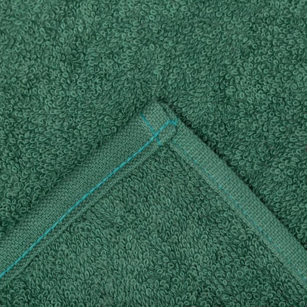 Полотенце махровое Экономь и Я 70х130 см, цв. темно-зеленый, 100% хлопок, 320 гр/м2