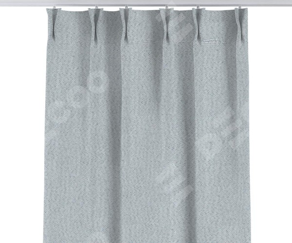 Комплект штор на тесьме «Кустик», лён димаут цвет серый