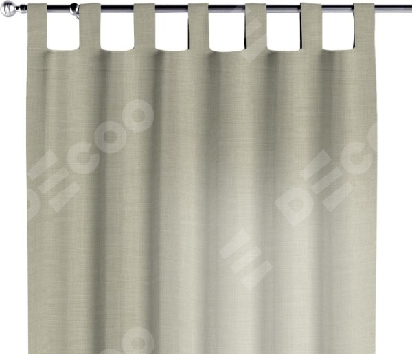 Комплект штор на петлях лён топлёное молоко