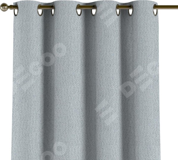 Комплект штор на люверсах лён димаут цвет серый