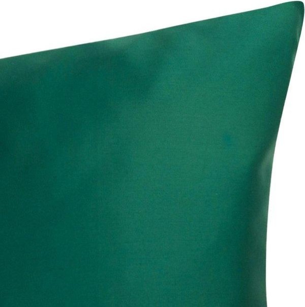 Наволочка Этель 70*70 см, цв.изумрудный, 100% хлопок, мако-сатин, 125 г/м²