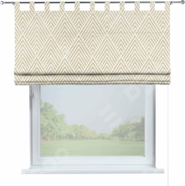 Римская штора на петлях «Арлекино»