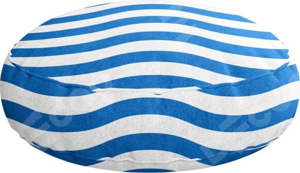 Подушка круглая Cortin «Волнистые линии»