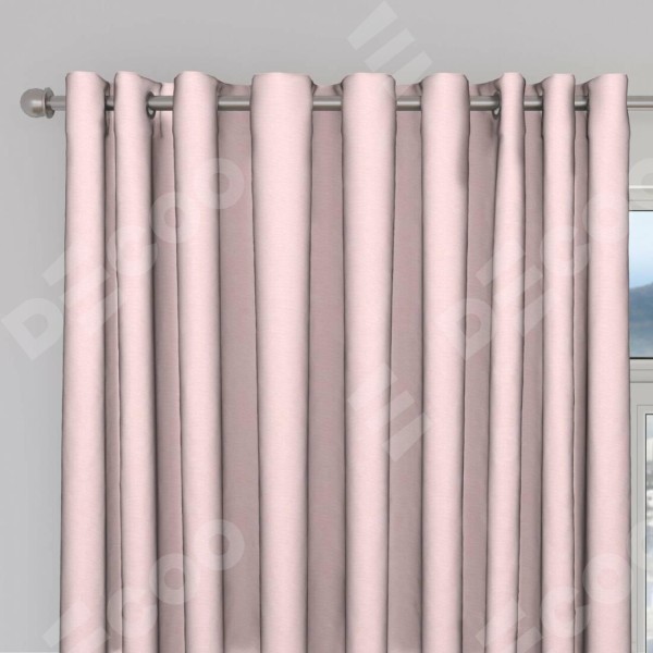 Шторы ткань блэкаут однотонный, розовый