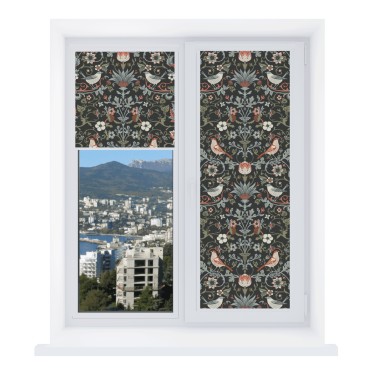 Рулонная штора Уни 2 с принтом Зачарованные птицы