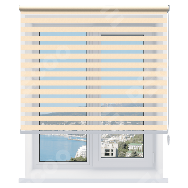 Рулонная штора День-ночь Savana бежевый