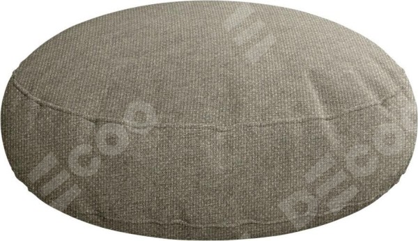 Подушка круглая Cortin лён димаут серо-зелёный