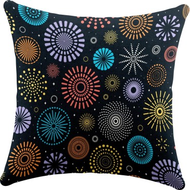 Подушка квадратная Cortin «Праздничный фейерверк»