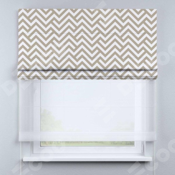 Римская штора «Кортин» день-ночь «Лабиринт»