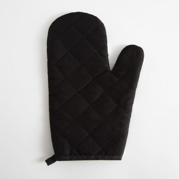 Варежка Доляна "Горох" цв.черный 26*16 см, 100% п/э
