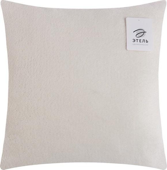Наволочка "Этель", р-р 40х40 см, бежевый, 100% п/э