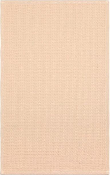 Набор кухонных полотенец Доляна, цвет бежевый, 35х60см-2шт, 100% хл, крупная вафля, 220 гр/м2