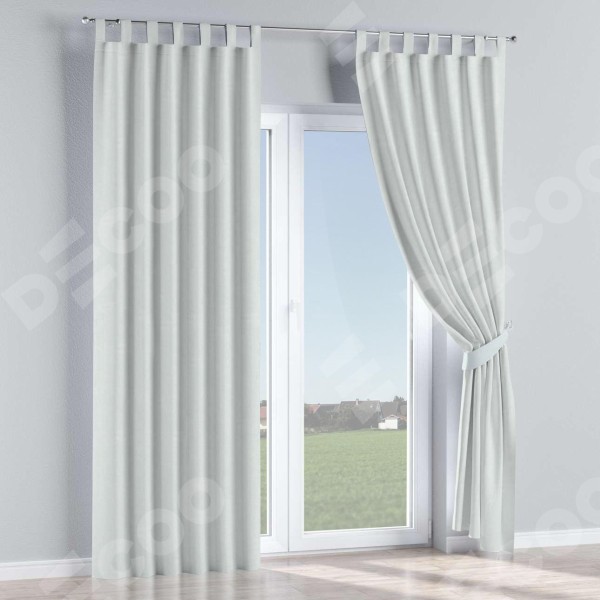 Комплект штор на петлях 2 шт,  цвет дымчато-молочный