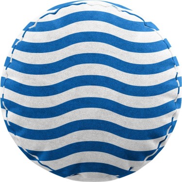 Подушка круглая Cortin «Волнистые линии»