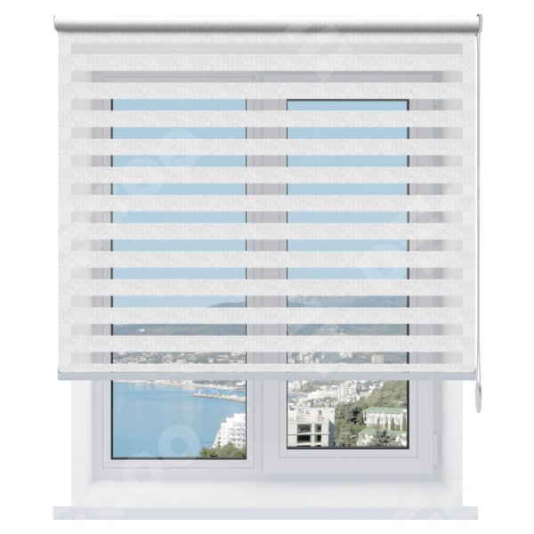 Рулонная штора День-ночь Barcelona белый