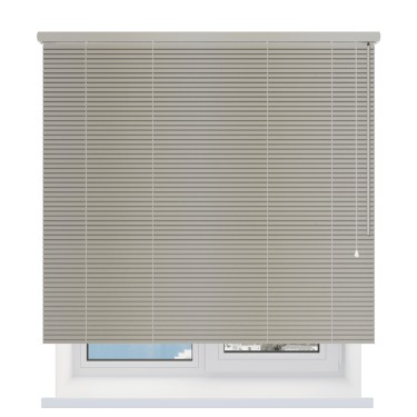 Деревянные жалюзи 25 мм. снежный