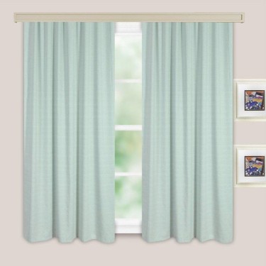 Комплект портьер для кухни Жаккард Лен фисташка 135х180 см 2шт, п/э 100%