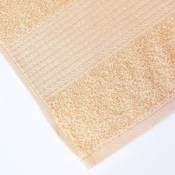 Полотенце махровое гладкокрашеное Турон Текс 35х60см, бежевый, 325г/м, хл 100%