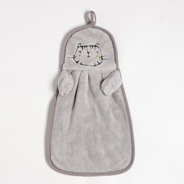 Салфетка для уборки «Котэ», 23х36 см, микрофибра, 100% п/э