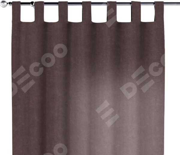 Комплект штор канвас махагон, на петлях