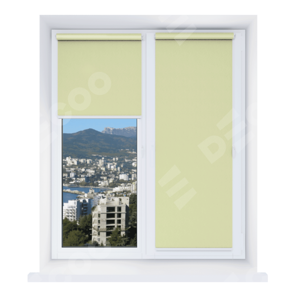 Рулонная штора Мини Эко салатовый 27