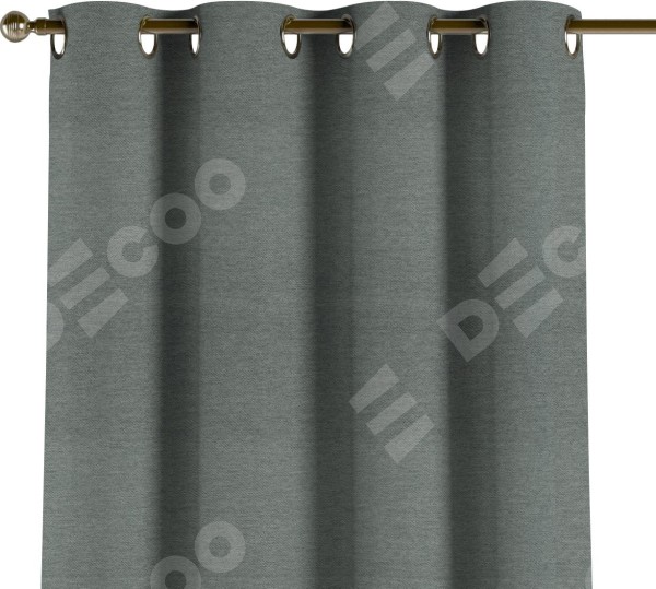 Комплект штор на люверсах твид блэкаут серый